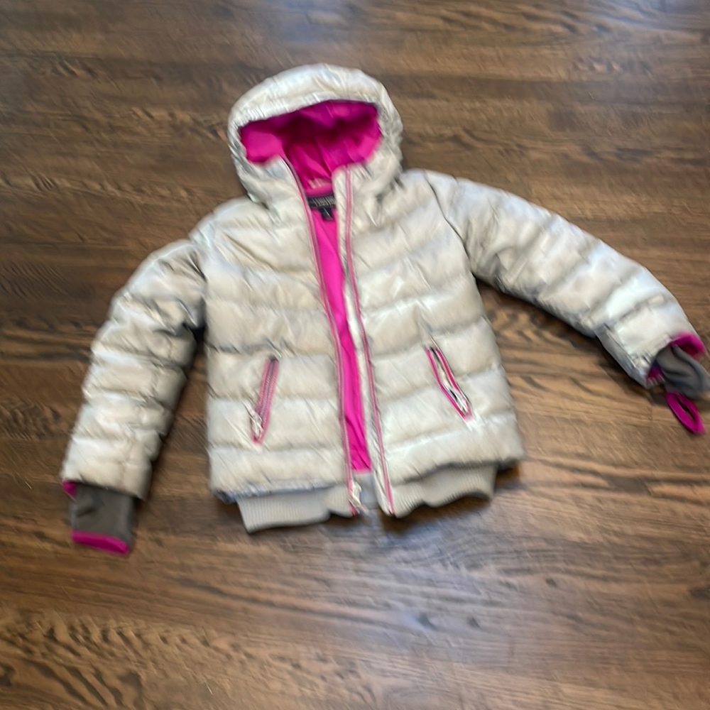 Girls Lands End puffer jacket